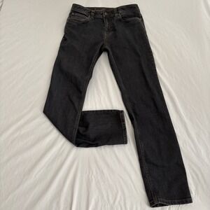 PrAna‎ Jeans Mens Fits 30x31* Gray Bridger Slim Straight Dark Wash Stretch Denim